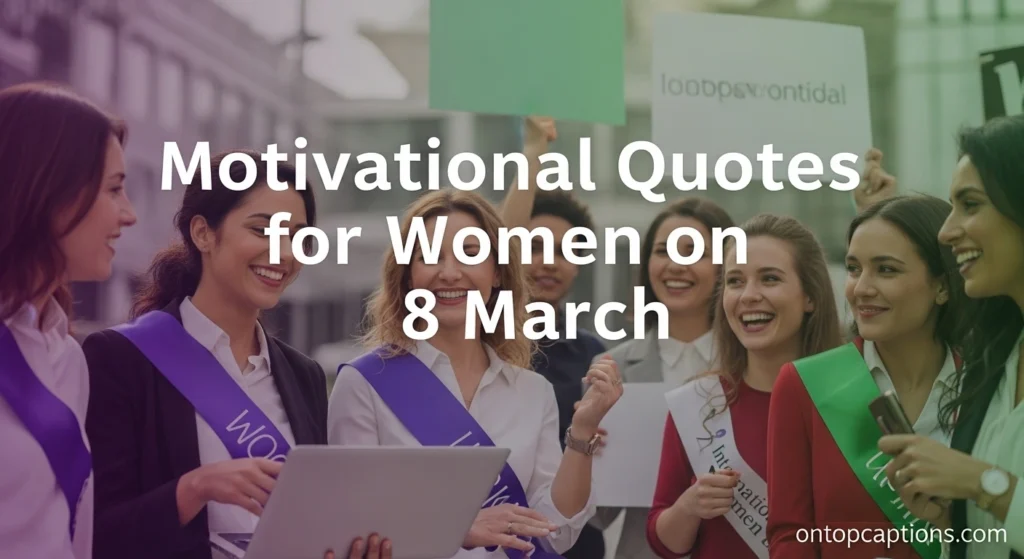 Motivational Quotes for Women on 8 March
