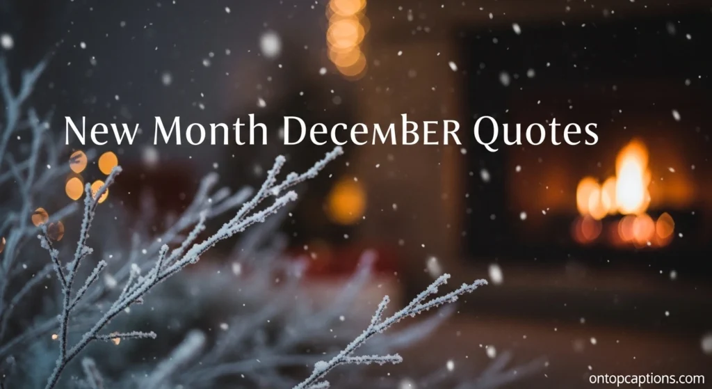 New Month December Quotes