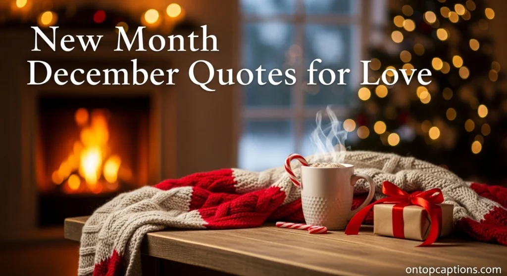 New Month December Quotes for Love