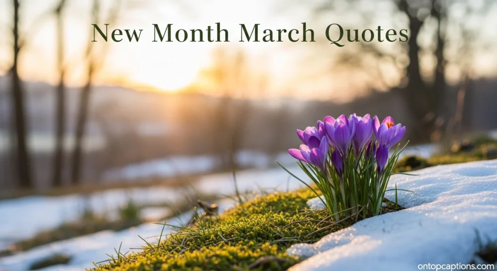 New Month March Quotes
