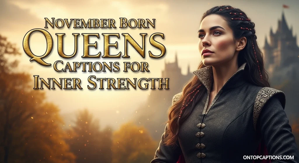 November Born Queens Captions for Inner Strength
