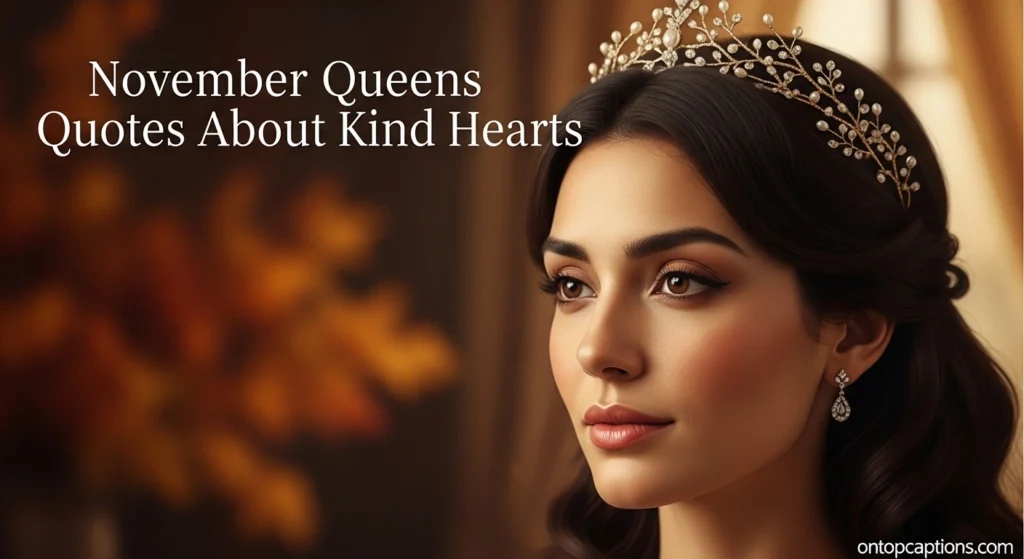 November Queens Quotes About Kind Hearts