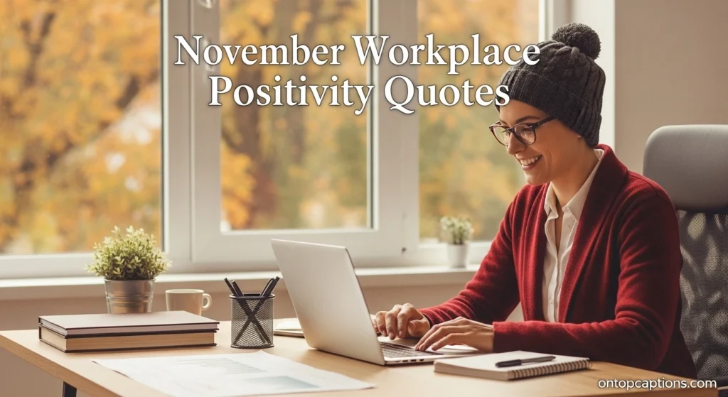 November Workplace Positivity Quotes