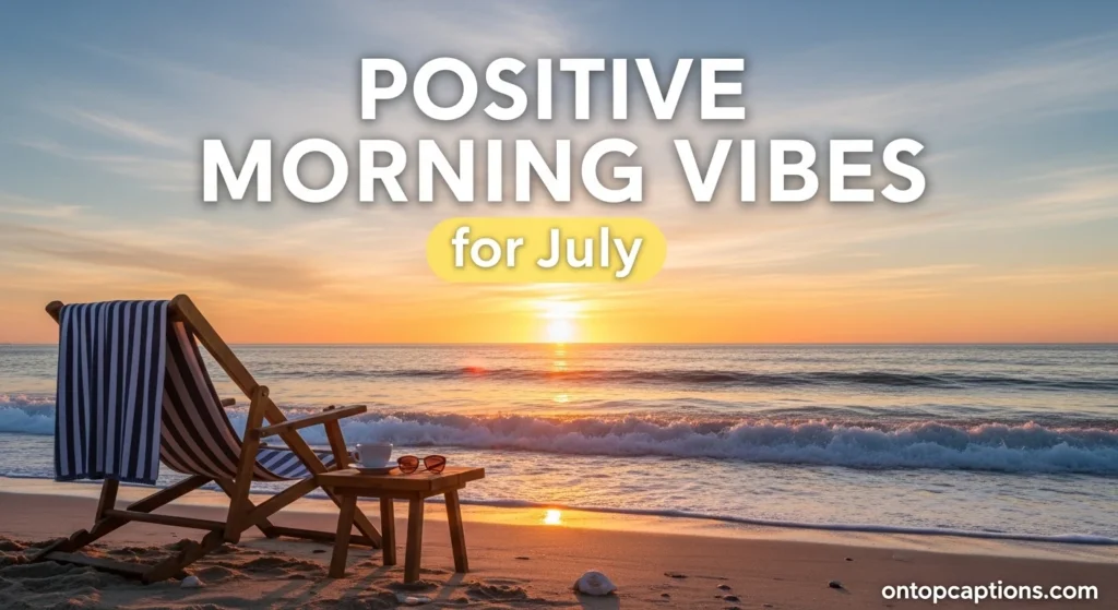 Positive Morning Vibes for July