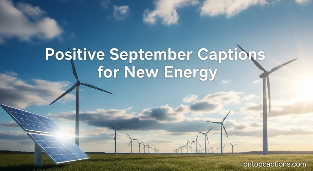 Positive September Captions for New Energy
