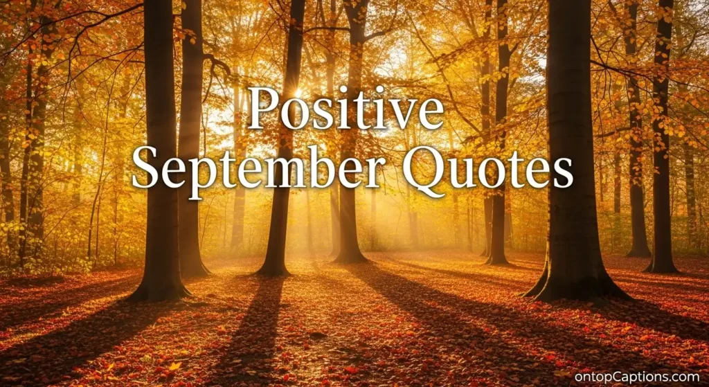 Positive September Quotes