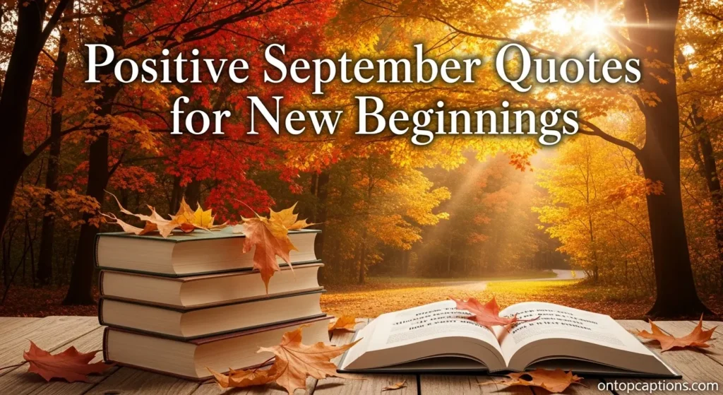 Positive September Quotes for New Beginnings