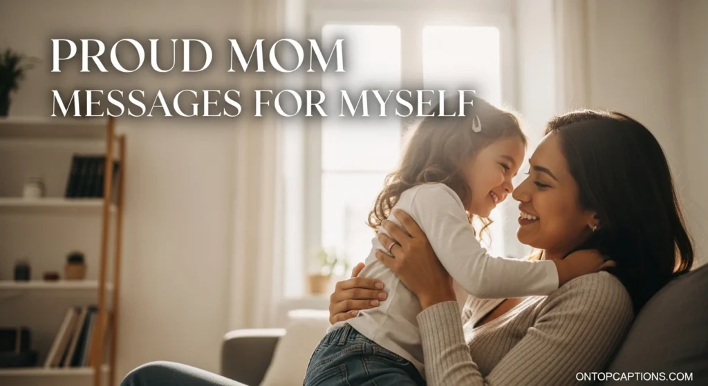 Proud Mom Messages for Myself