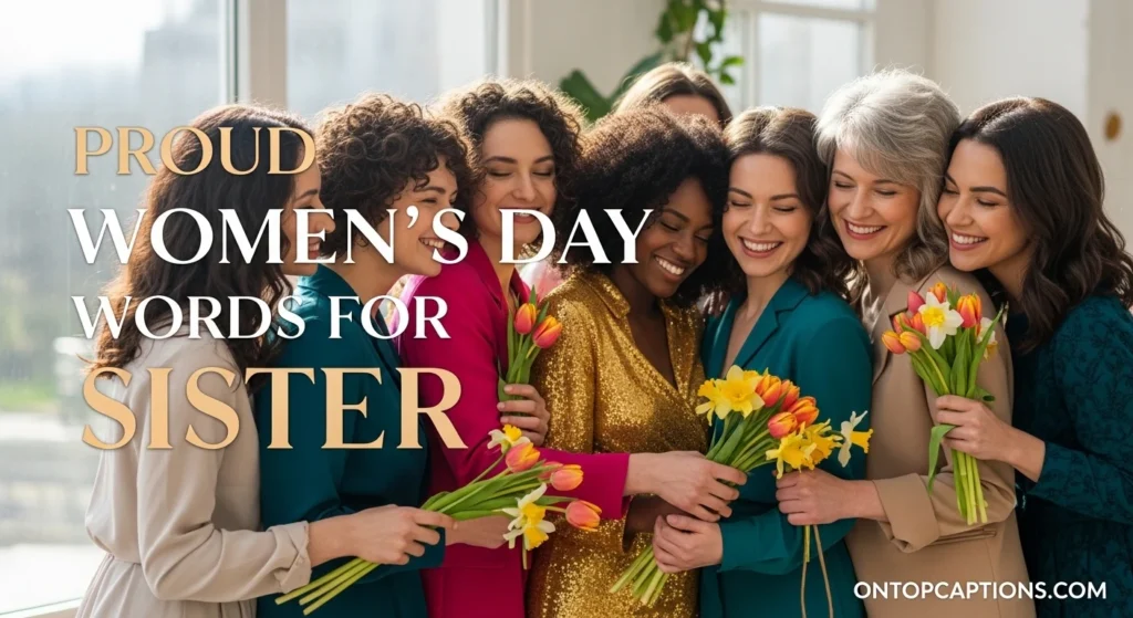 Proud Women’s Day Words for Sister