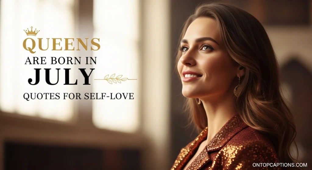 Queens Are Born in July Quotes for Self-Love