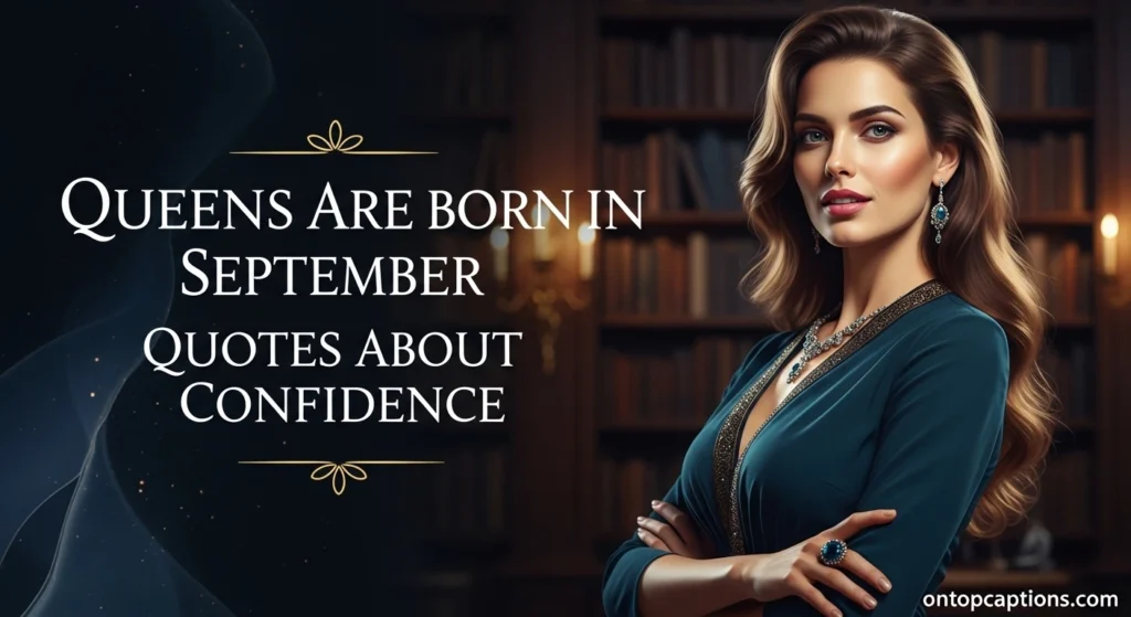 Queens Are Born in September Quotes About Confidence