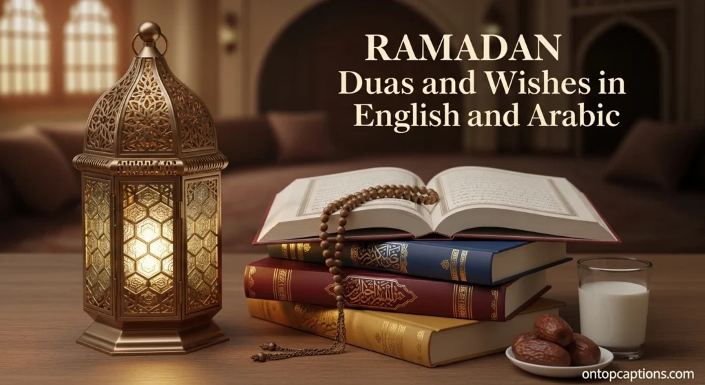 Ramadan Duas and Wishes in English and Arabic