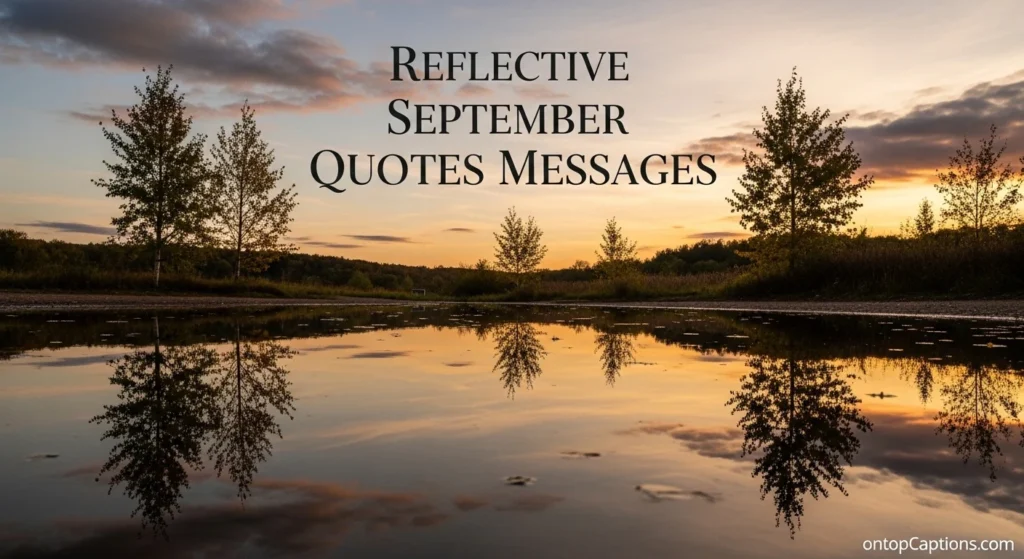 Reflective September Quotes Messages