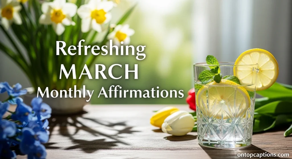 Refreshing March Monthly Affirmations