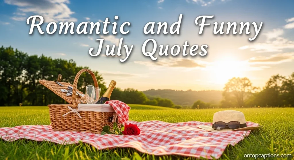 Romantic and Funny July Quotes