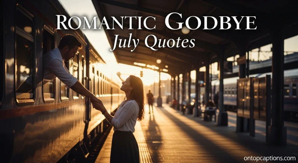 Romantic Goodbye July Quotes