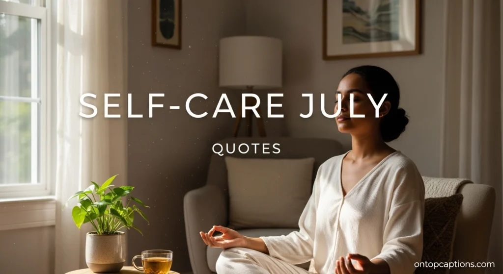 Self-Care July Quotes
