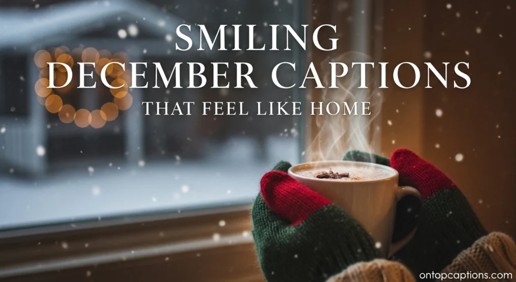 Smiling December Captions That Feel Like Home