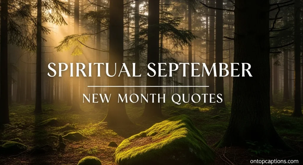 Spiritual September New Month Quotes