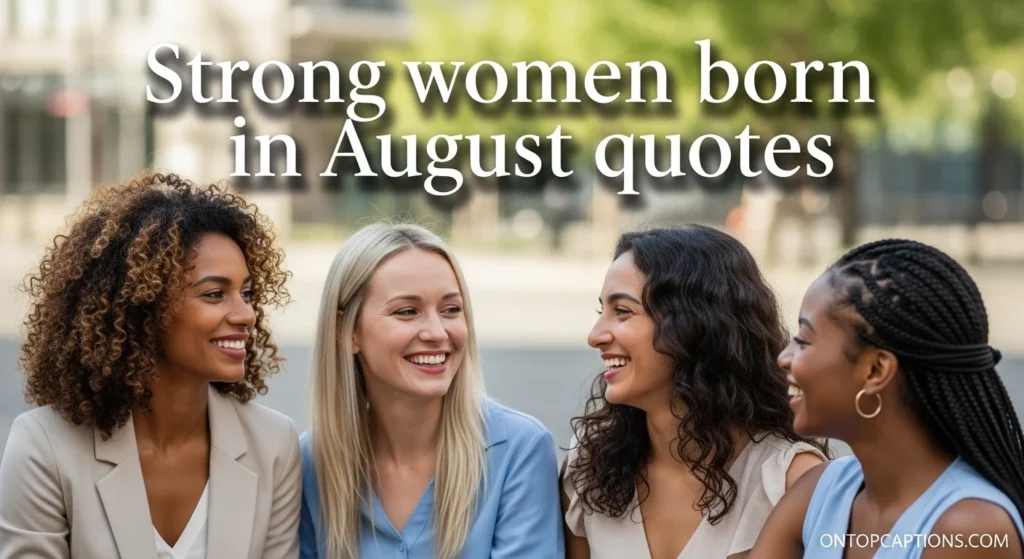 Strong women born in August quotes