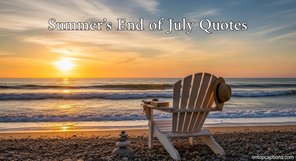 Summer’s End of July Quotes