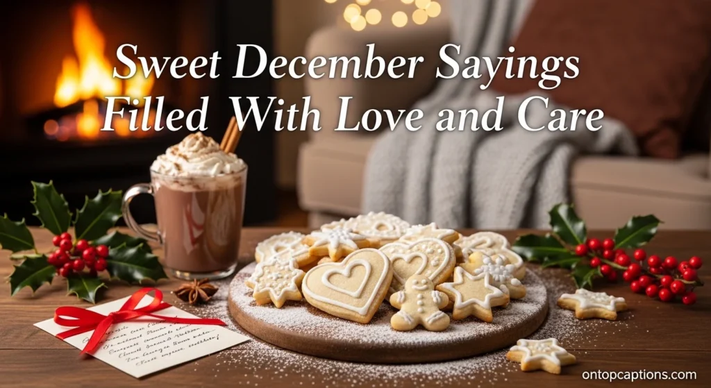 Sweet December Sayings Filled With Love and Care