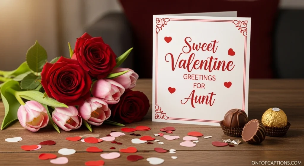 Sweet Valentine Greetings for Aunt