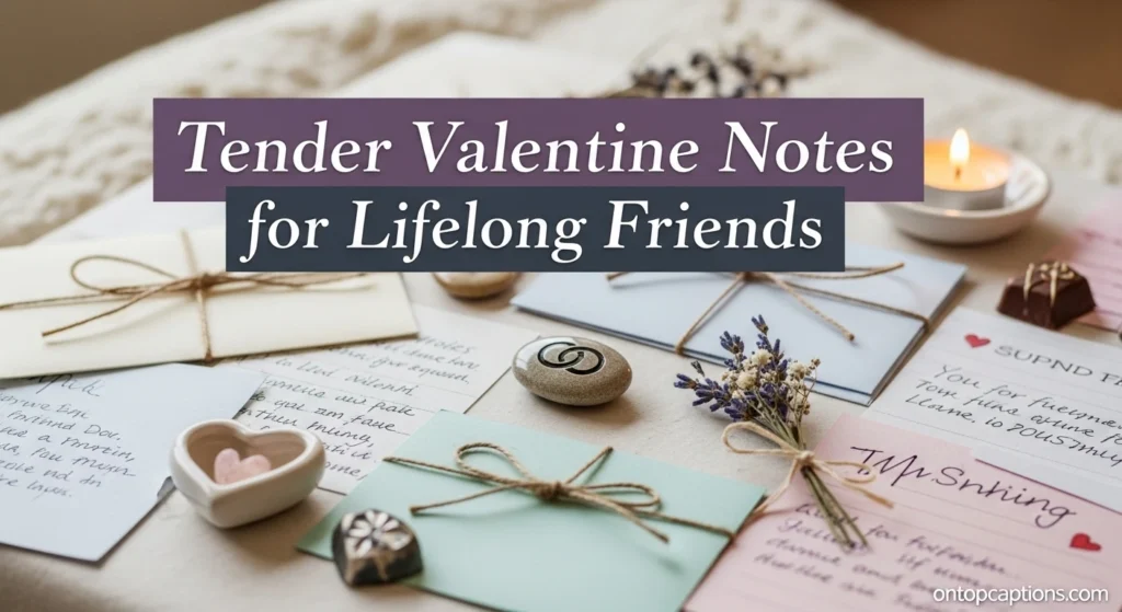 Tender Valentine Notes for Lifelong Friends