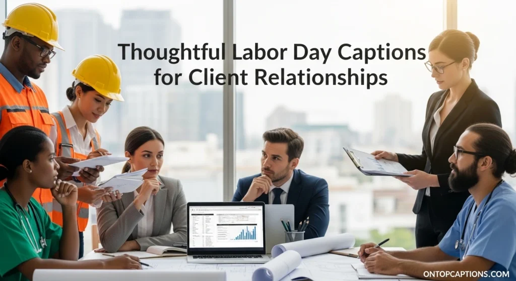 Thoughtful Labor Day Captions for Client Relationships