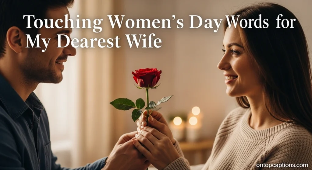 Touching Women’s Day Words for My Dearest Wife