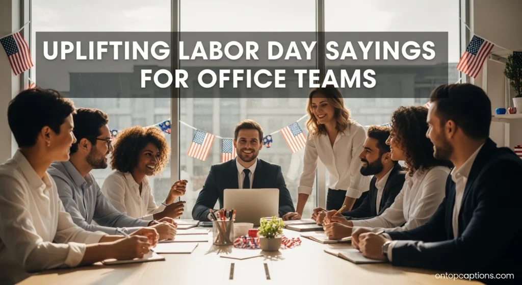 Uplifting Labor Day Sayings for Office Teams