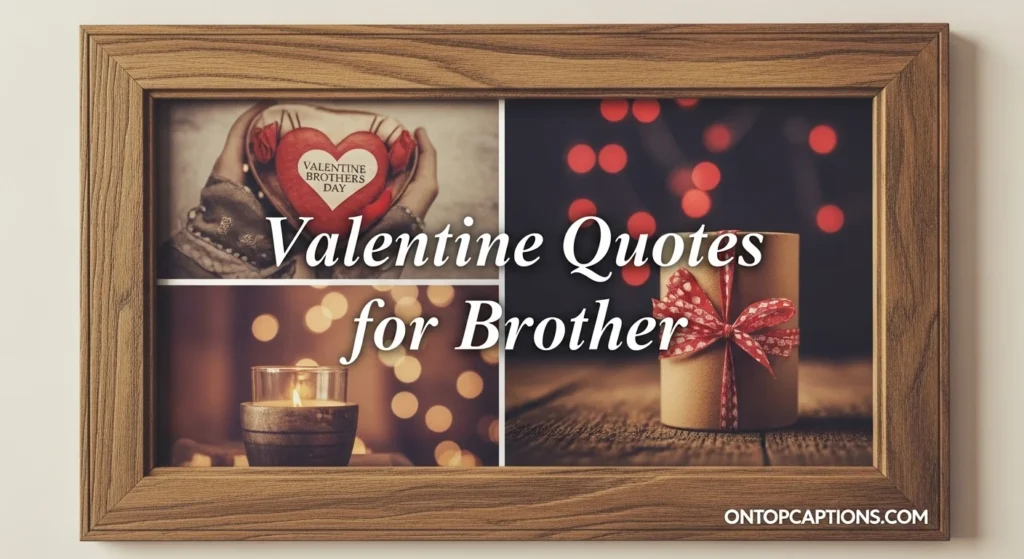 Valentine Quotes for Brother
