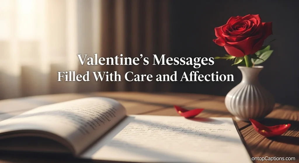 Valentine's Messages Filled With Care and Affection