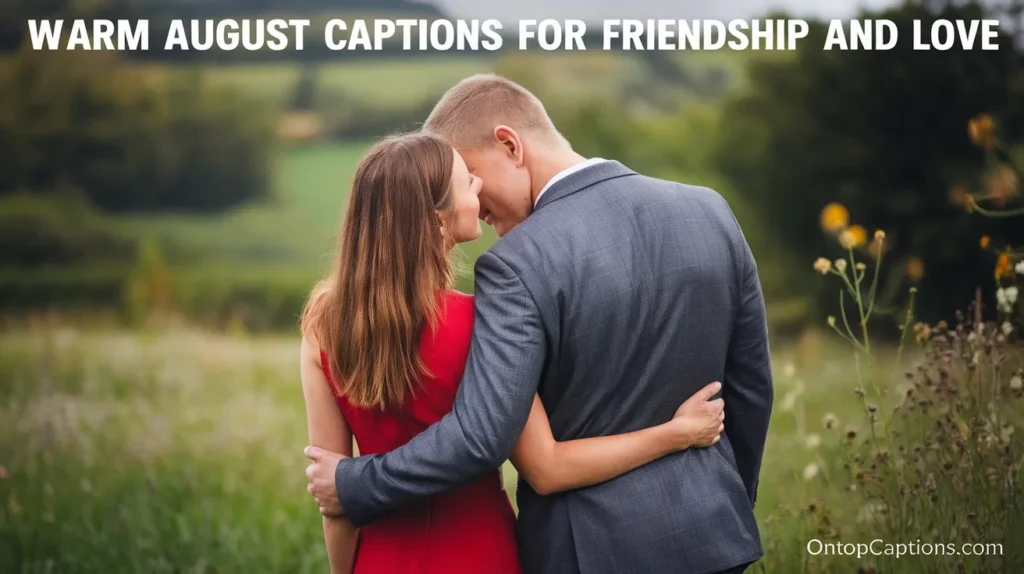 Warm August Captions for Friendship and Love