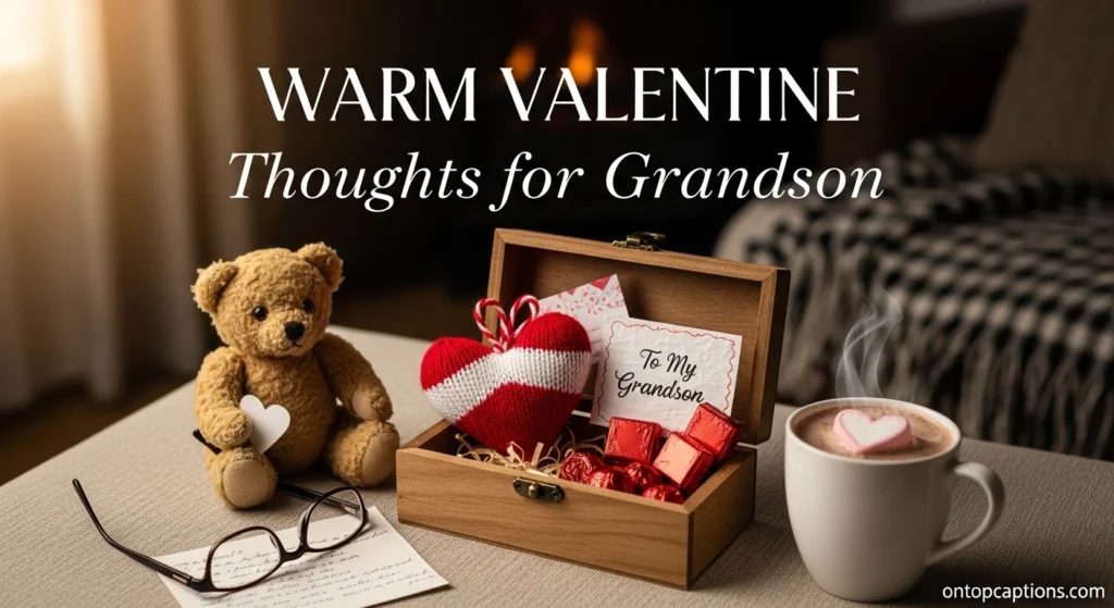 Warm Valentine Thoughts for Grandson