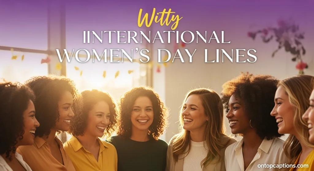 Witty International Women’s Day Lines