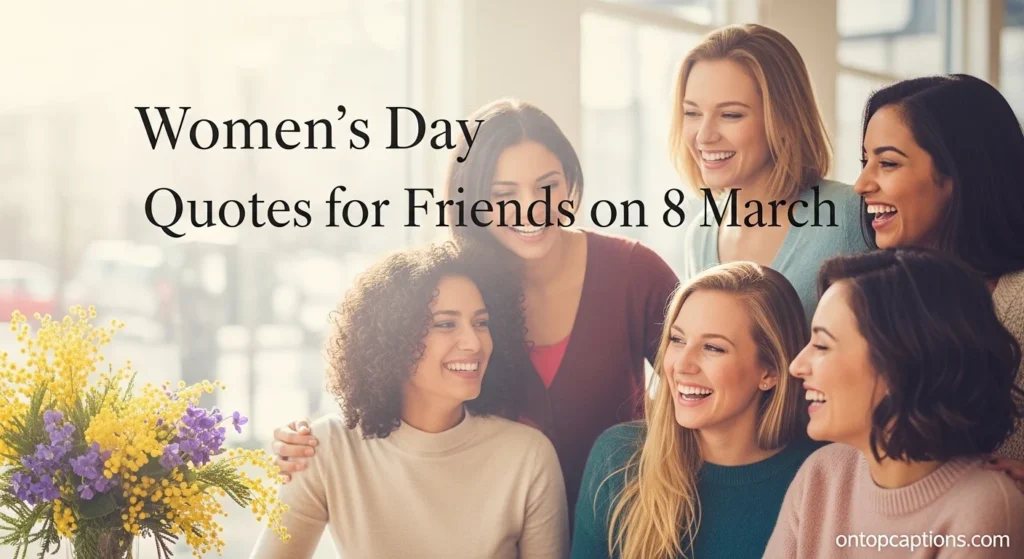 Women’s Day Quotes for Friends on 8 March