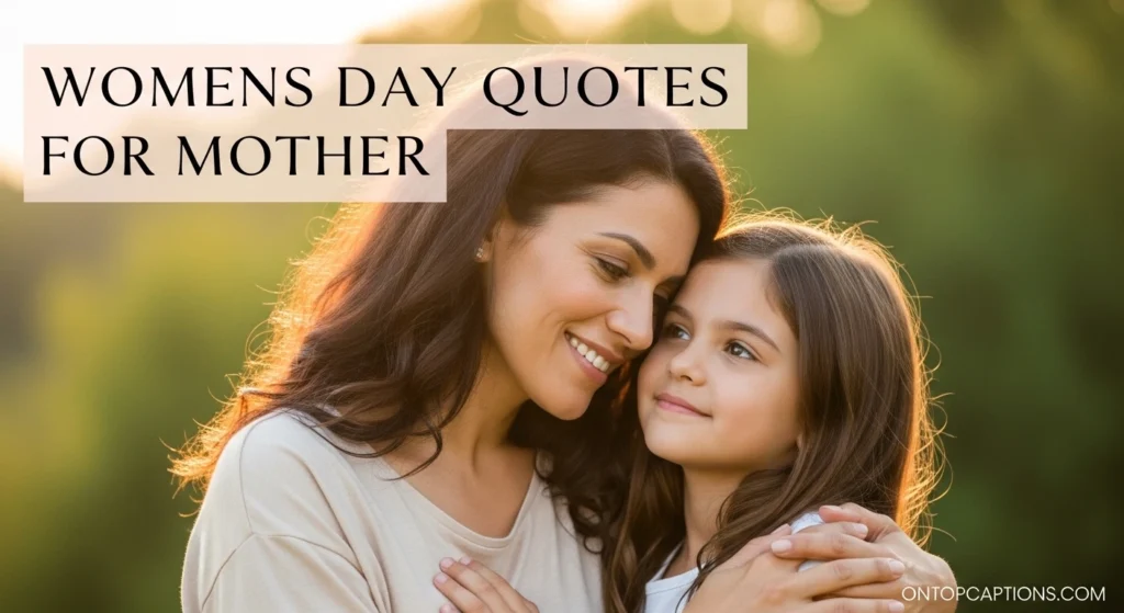 Womens Day Quotes for Mother