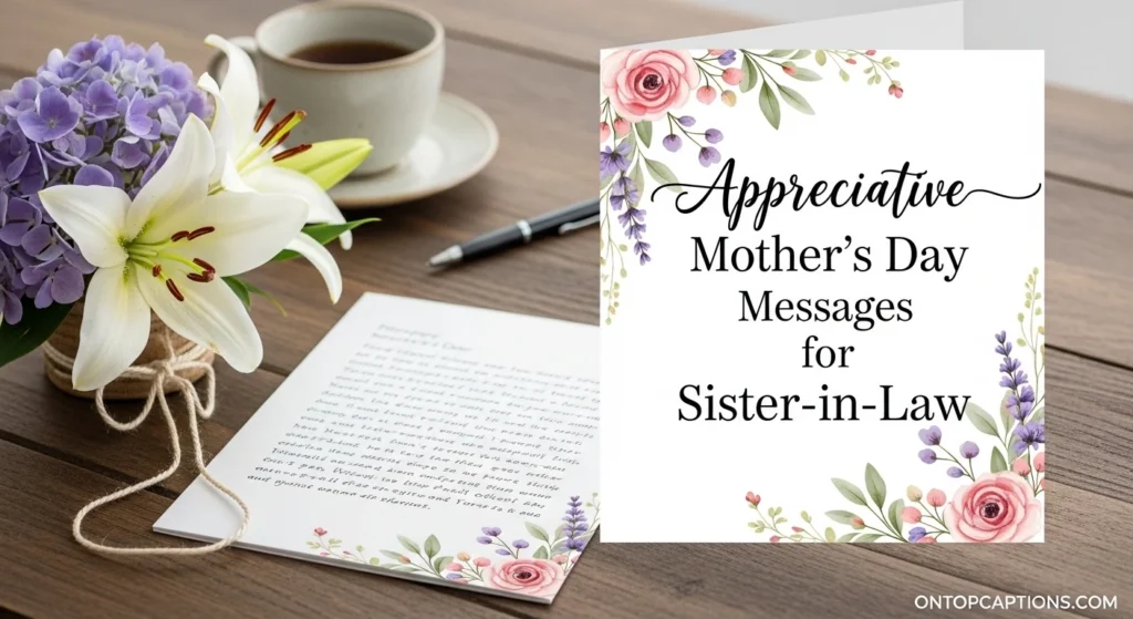 Appreciative Mother’s Day Messages for Sister-in-Law