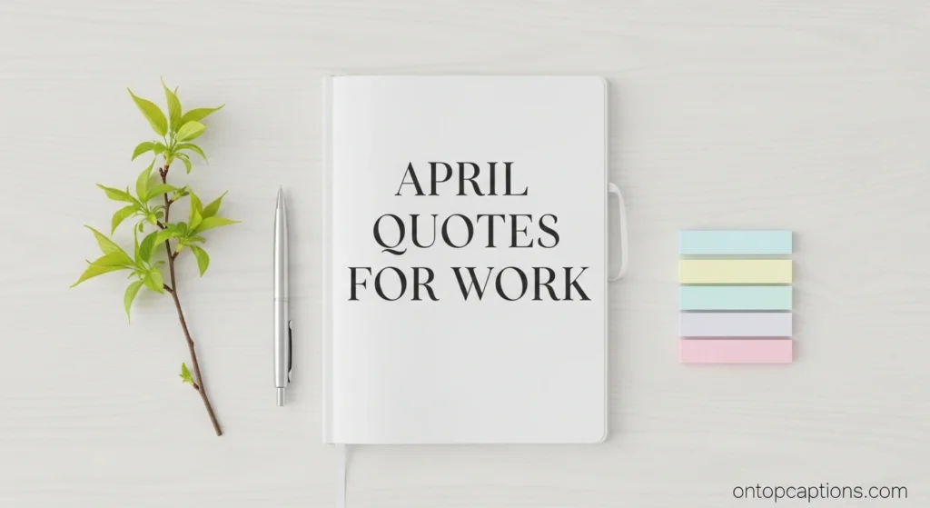 April Quotes for Work