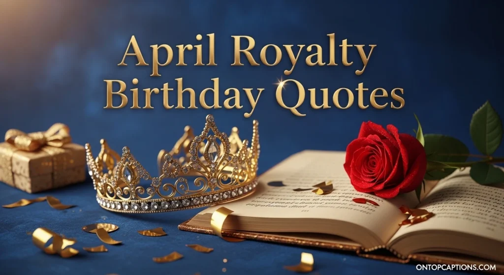 April Royalty Birthday Quotes