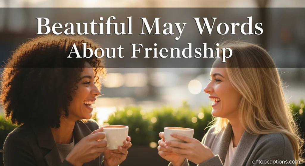 Beautiful May Words About Friendship
