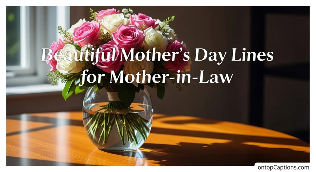 Beautiful Mother’s Day Lines for Mother-in-Law