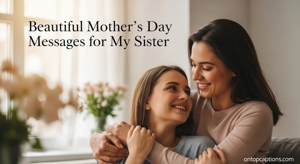 Beautiful Mother’s Day Messages for My Sister