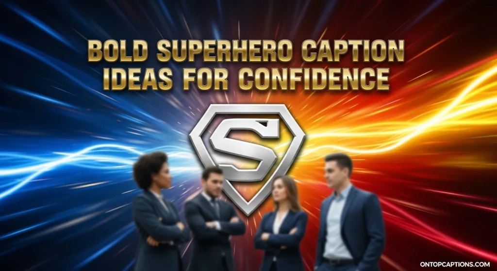 Bold Superhero Caption Ideas for Confidence
