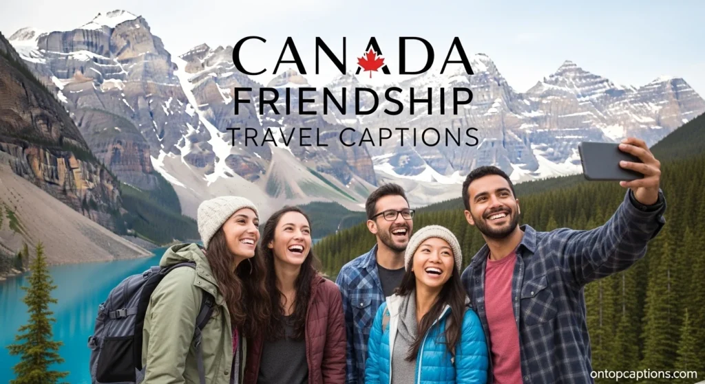 Canada Friendship Travel Captions
