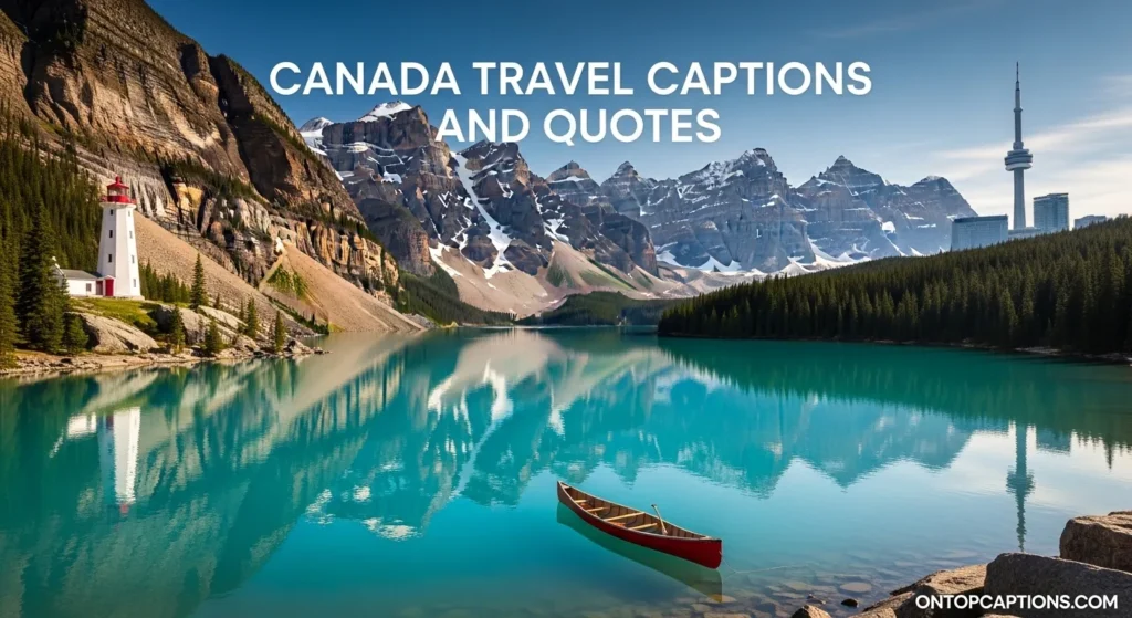 Canada Travel Captions and Quotes