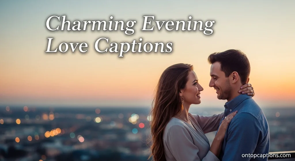 Charming Evening Love Captions