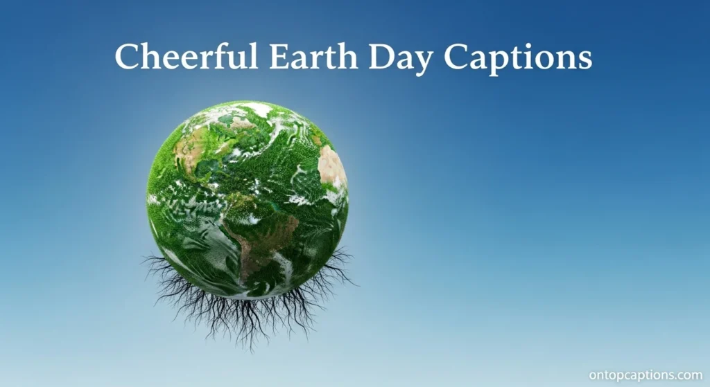 Cheerful Earth Day Captions