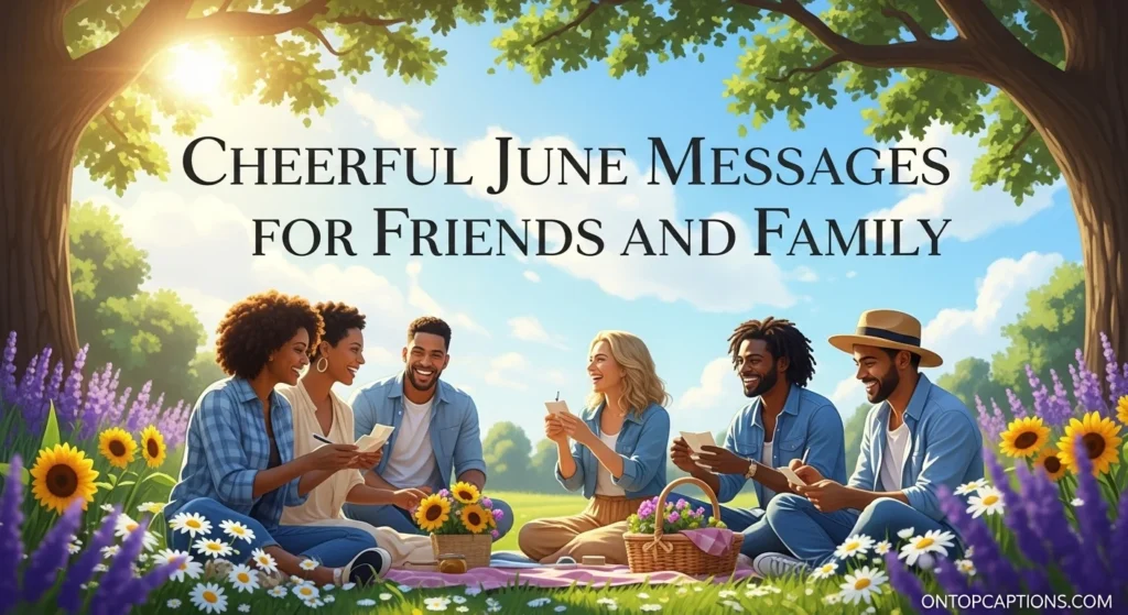 Cheerful June Messages for Friends and Family